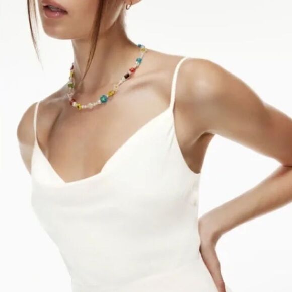 Artizia Sundeh sunday best Spencer birch bouleau mini cowl dress XS - Picture 3 of 13